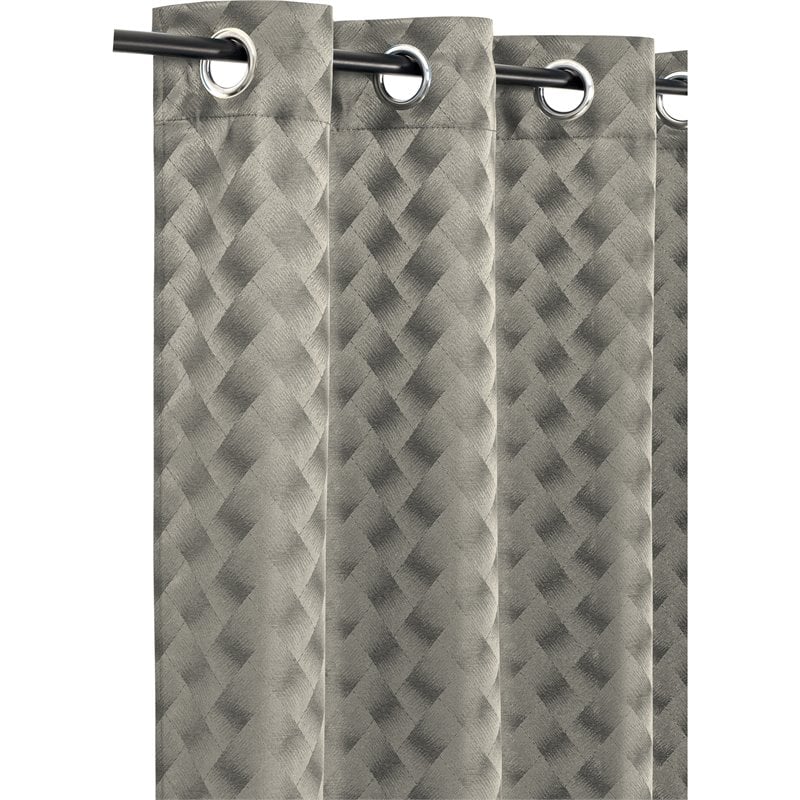 Safdie & Co. Wrinkle Free Curtain Jacquard Brayden 84