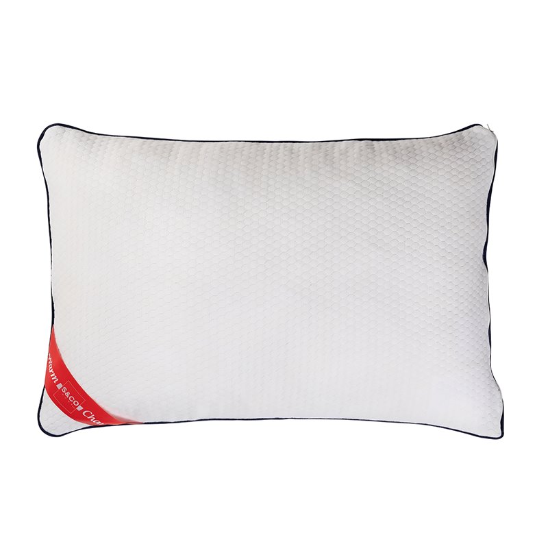 Safdie & Co. Knit Cooling Matelasse Pillow in White