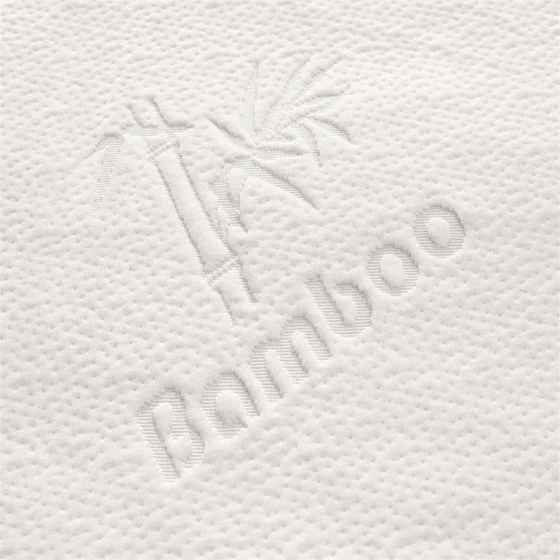 Safdie & Co. Microfiber Bamboo Jacquard King Mattress Protector in White