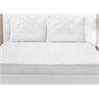 Safdie & Co. Polyurethane Quilted King Mattress Protector in White
