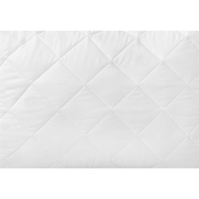 Safdie & Co. Polyurethane Quilted Twin Mattress Protector in White