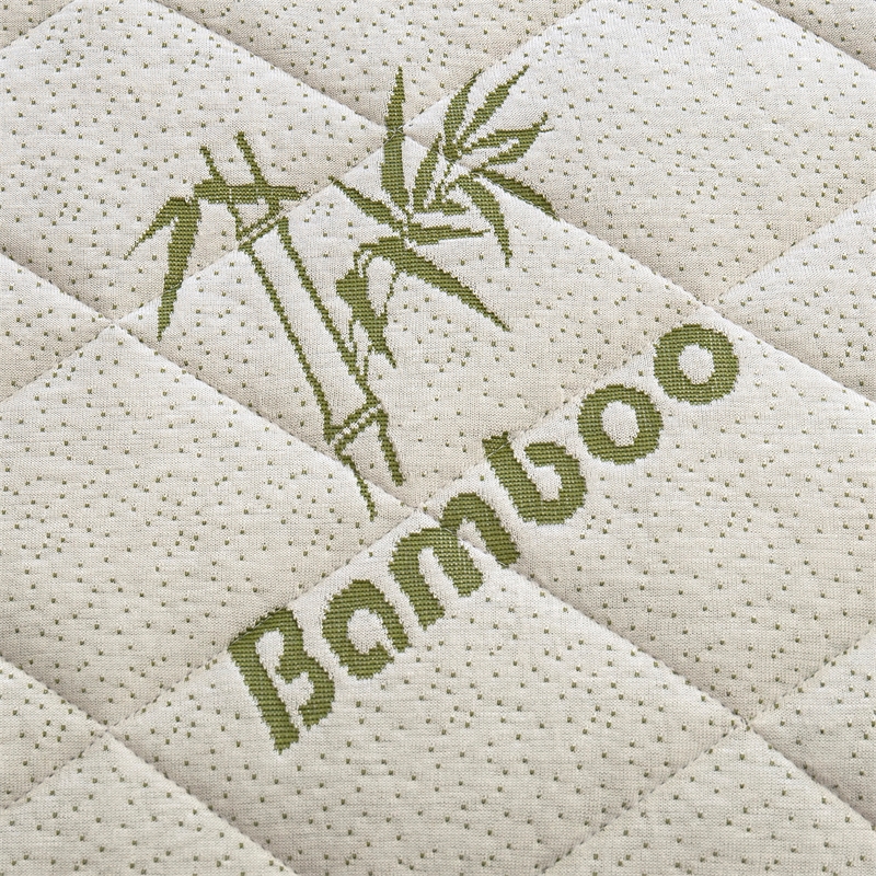 Safdie & Co. Bamboo Jacquard Double Mattress Protector in White
