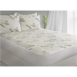 Safdie & Co. Bamboo Jacquard King Mattress Protector in White