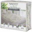 Safdie & Co. Bamboo Jacquard King Mattress Protector in White