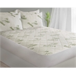 Safdie & Co. Bamboo Jacquard Twin Mattress Protector in White