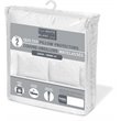 Safdie & Co. Quilted Queen Pillow Protector Cover in White (Set of 2)