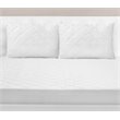 Safdie & Co. Quilted Standard Pillow Protector Cover in White (Set of 2)