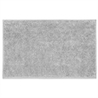 Safdie & Co. Chenille Microfiber Fabric Bath Mat in Silver Grey