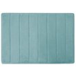 Safdie & Co. Bath Mat Woven Hyper Absorbent Memory Foam in Aqua