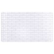 Safdie & Co. Bath Mat with Anti-Slip Suction Cups in Clear