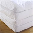 Safdie & Co. Modern Microfiber Queen Mattress Encasement in White