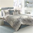 Safdie & Co. 7-piece Riviera Premium Microfiber Queen Comforter Set in Green