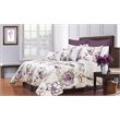 Safdie & Co. 5-piece Angelica Premium Microfiber Twin Comforter Set in Purple