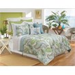 Safdie & Co. 2-piece Katy Premium Microfiber Twin Quilt Set in Aqua Blue