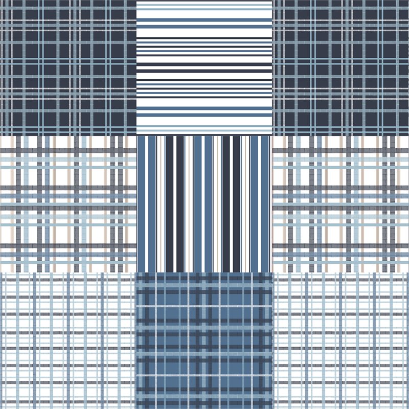 Safdie & Co. 3-piece Duncan Premium Microfiber King Quilt Set in Navy