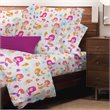 Safdie & Co. 4-Piece Juvenile Mermaids Premium Double Sheet Set in Multi-Color