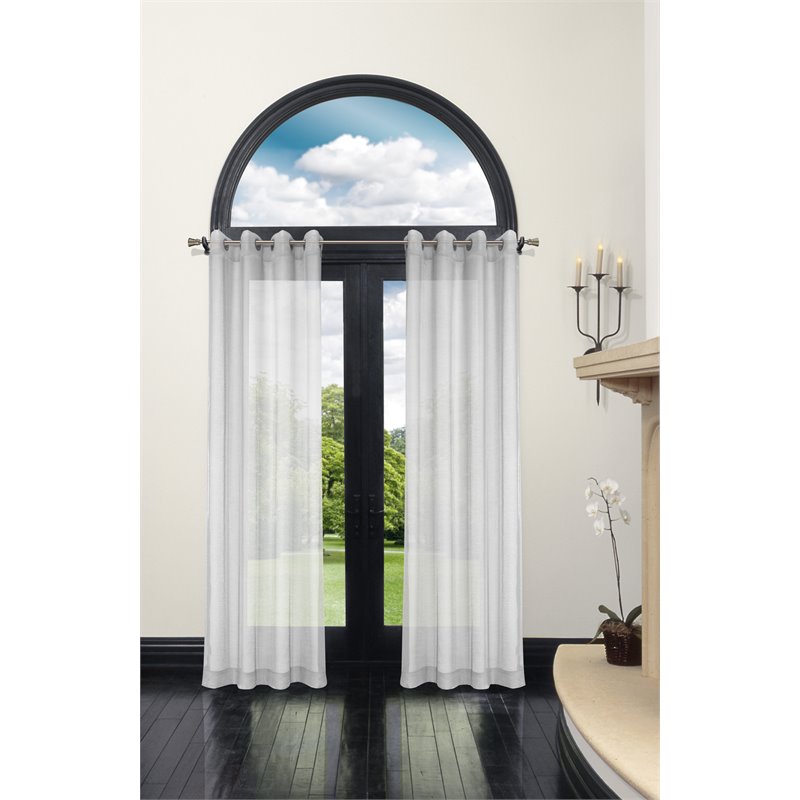 Safdie & Co. Wrinkle Free Curtain Bella Batiste 86