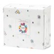 Safdie & Co. 3-piece Modern Polyester Rainbow Twin Sheet Set in White