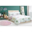 Safdie & Co. 3-piece Polyester Donuts Double Queen Comforter Set in Multi-Color