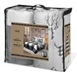 Safdie & Co. 2-piece Polyester Buffalo Plaid Twin Comforter Set in Gray/White