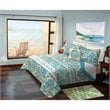 Safdie & Co. 2-piece Polyester Cyprus Twin Quilt Set in Multi-Color