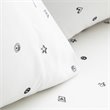 Safdie & Co. 3-piece Modern Polyester Gaming Twin Sheet Set in White