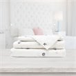 Safdie & Co. 4-piece Modern Polyester Gaming Double Sheet Set in White/Black
