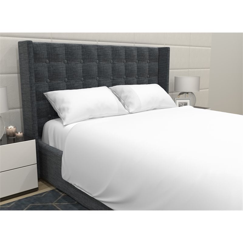 Safdie & Co. 4-piece Modern Polyester Solid Double Sheet Set in White Finish