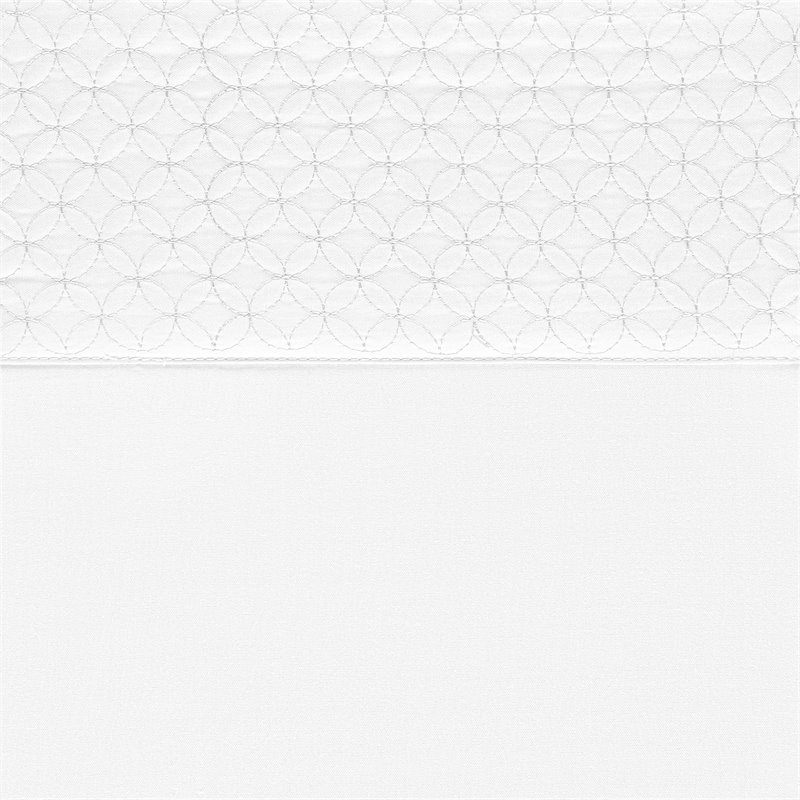 Safdie & Co. 4-piece Modern Polyester Solid Double Sheet Set in White Finish