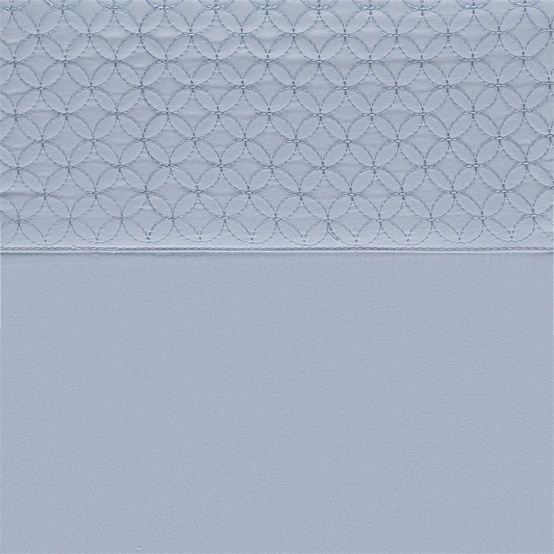 Safdie & Co. 4-piece Modern Polyester Solid Double Sheet Set in Light Blue