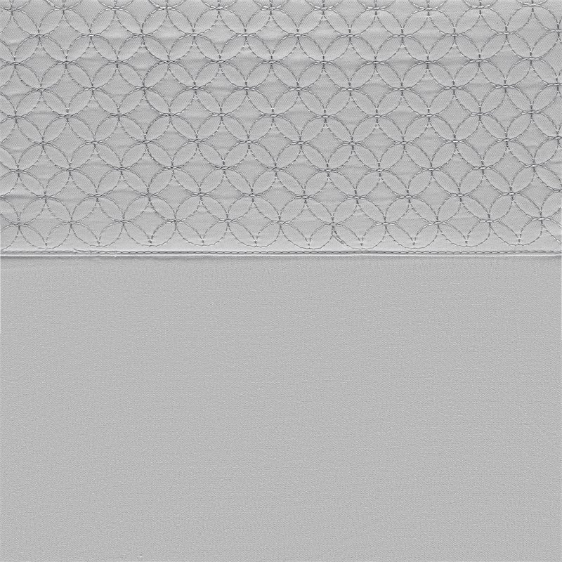 Safdie & Co. 4-piece Modern Polyester Solid Queen Sheet Set in Light Gray