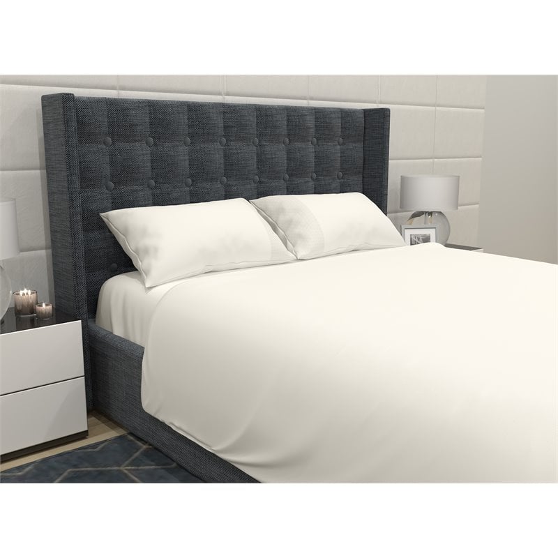 Safdie & Co. 4-piece Modern Polyester Solid King Sheet Set in Ivory