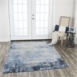 Encore 8' x 10' Traditional Over dye Blue/Gray/Rust/Blue Power-Loomed Area Rug