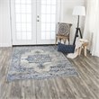 Encore 8' x 10' Traditional Medallion Blue/Gray/Rust/Blue Power-Loom Area Rug