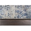 Encore 8' x 10' Traditional Medallion Blue/Gray/Rust/Blue Power-Loom Area Rug