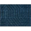 Technique 5' x 8' Solid Navy Hand Loomed Area Rug