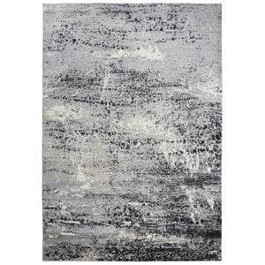 Encore 8' x 10' Abstract Brown/Gray/Rust/Blue Power-Loomed Area Rug