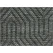 Technique 3' x 5' Solid Gray/Charcoal Hand Loomed Area Rug