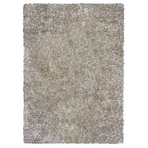 kempton solid khaki/ivory tufted area rug