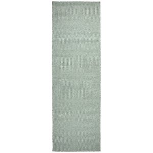 twist chevron green/off-white hand woven area rug
