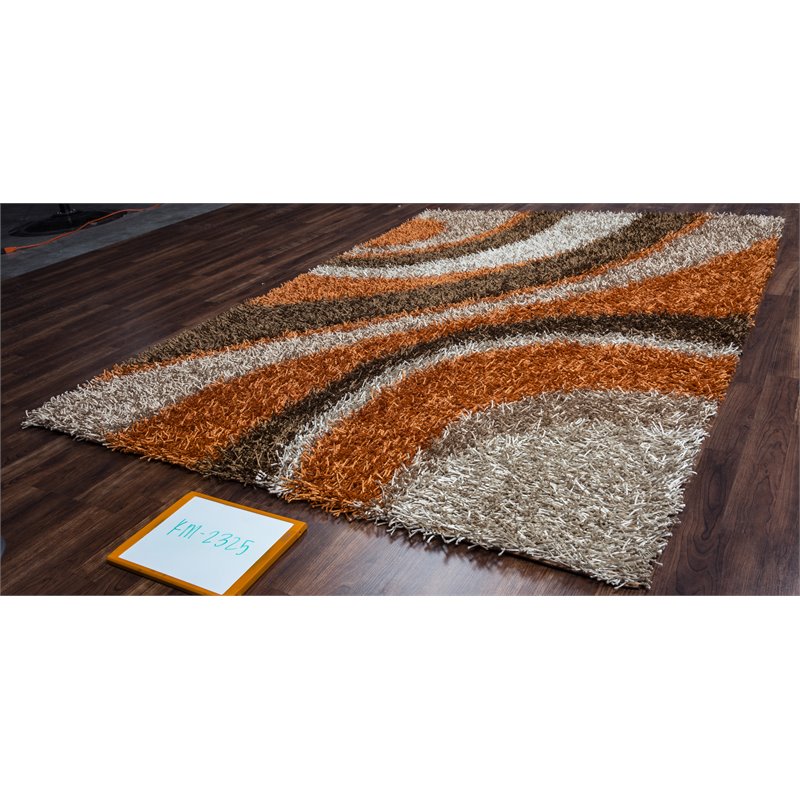 Kempton 8' x 10' Stripe Multi/Ivory Tufted Area Rug