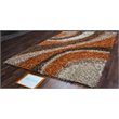 Kempton 8' x 10' Stripe Multi/Ivory Tufted Area Rug