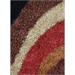 Kempton 5' x 7' Stripe Multi/Ivory Tufted Area Rug