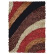 Kempton 5' x 7' Stripe Multi/Ivory Tufted Area Rug