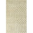 Technique 3' x 5' Solid Tan Hand Loomed Area Rug