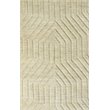 Technique 5' x 8' Solid Tan Hand Loomed Area Rug