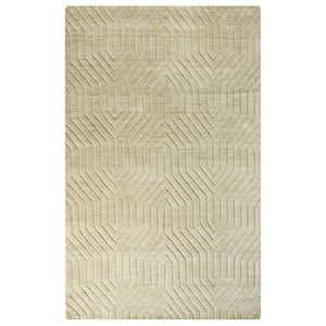 Technique 9' x 12' Solid Tan Hand Loomed Area Rug