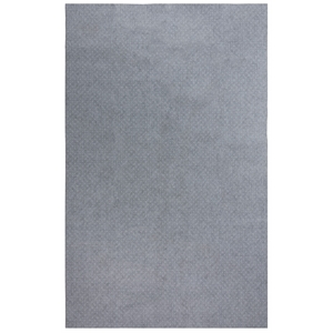 rizzy home ultra gray synthetic fabric rug pad 5' x 8'