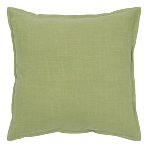 Rizzy Home 20&quot x 20&quot Cotton Pillow Cover in Lime Green