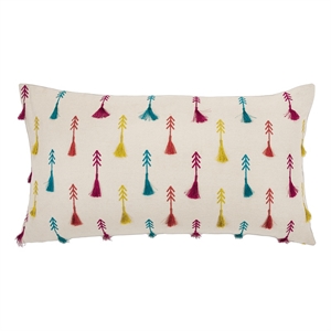 Rizzy Home 14&quot x 26&quot Cotton Pillow Cover-Arrow Pattern-Multi-ColorBrights